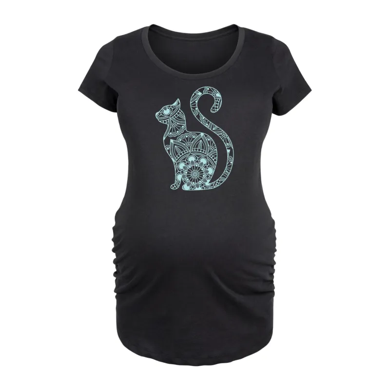 Instant Message - Decorative Cat - Maternity Scoop Neck Tee sold by Zulily