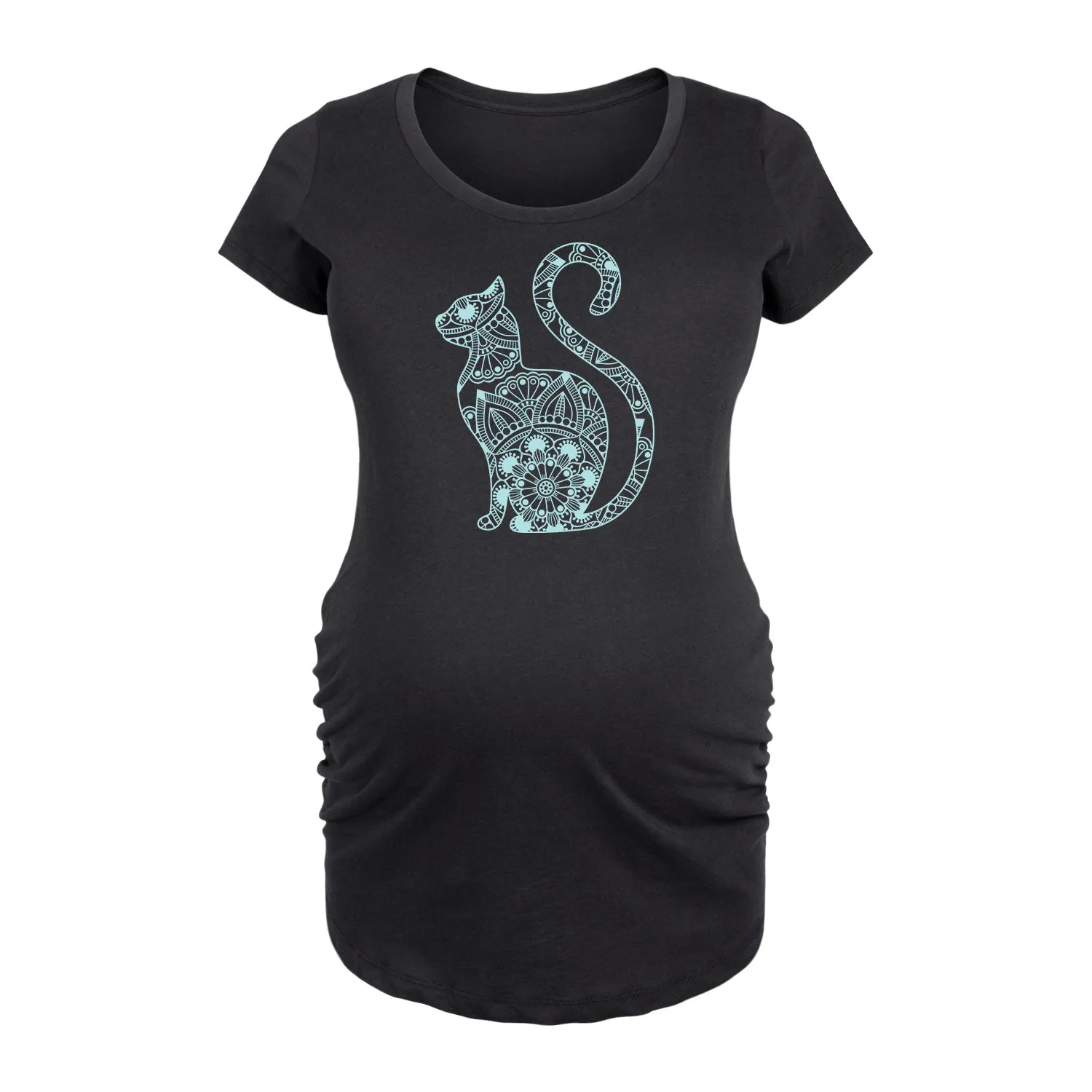 Instant Message - Decorative Cat - Maternity Scoop Neck Tee sold by Zulily