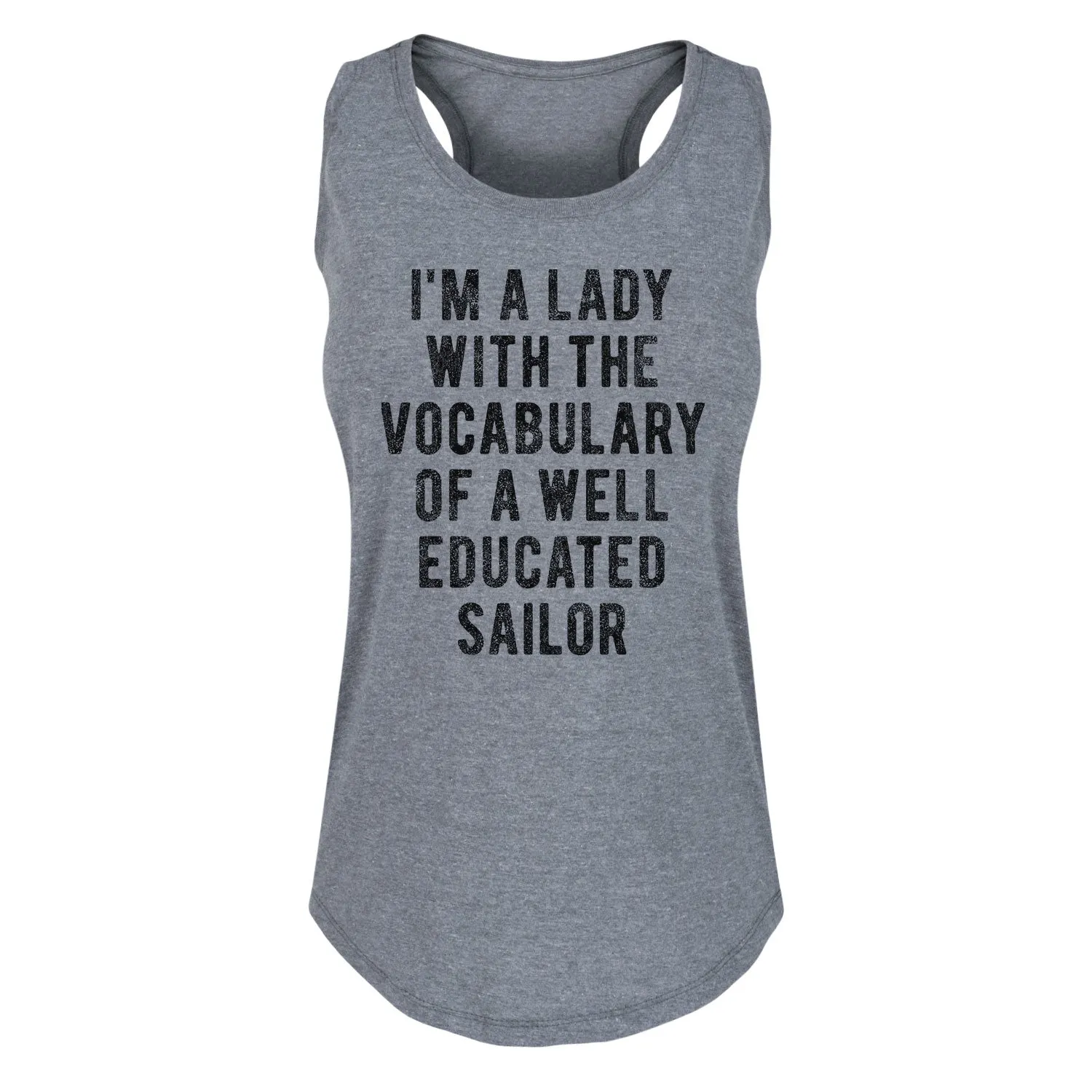 Instant Message - Vocabulary of a Well Educated Sailor - Women's Racerback Tank sold by Zulily
