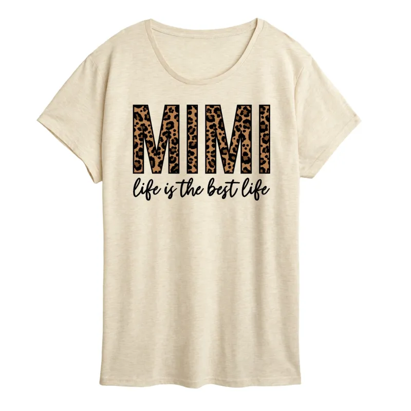 Instant Message - Mimi Life Is The Best Life - Women's Short Sleeve Graphic T-Shirt sold by Zulily