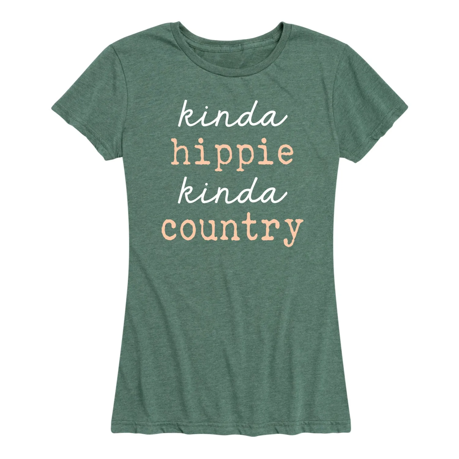 Instant Message - Kinda Country - Women's Short Sleeve Graphic T-shirt sold by Zulily