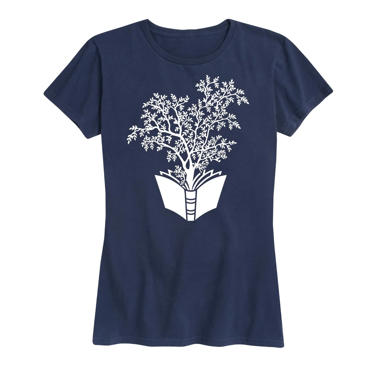 Instant Message - Tree Book - Women's Short Sleeve Graphic T-shirt sold by Zulily product image thumbnail 2