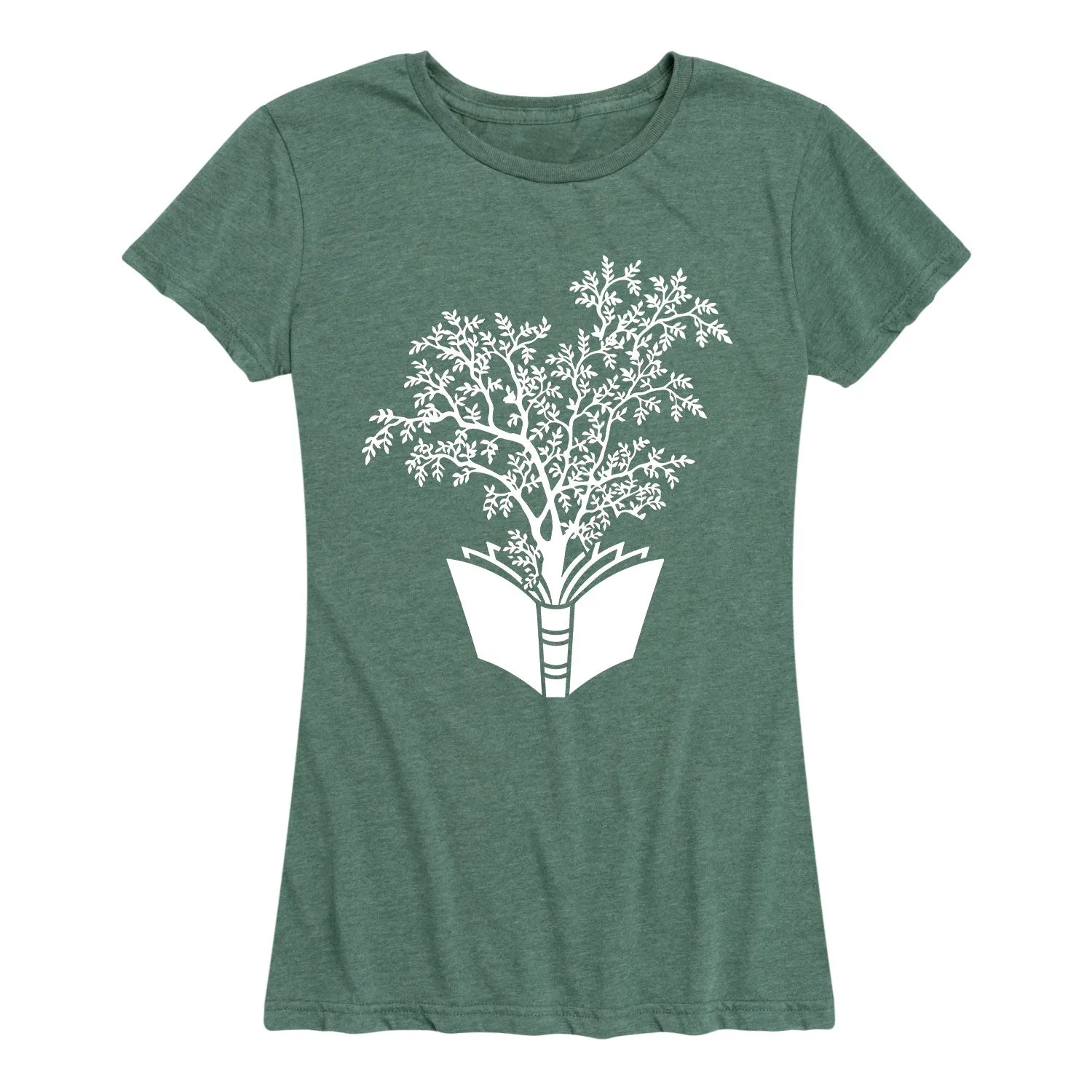 Instant Message - Tree Book - Women's Short Sleeve Graphic T-shirt sold by Zulily