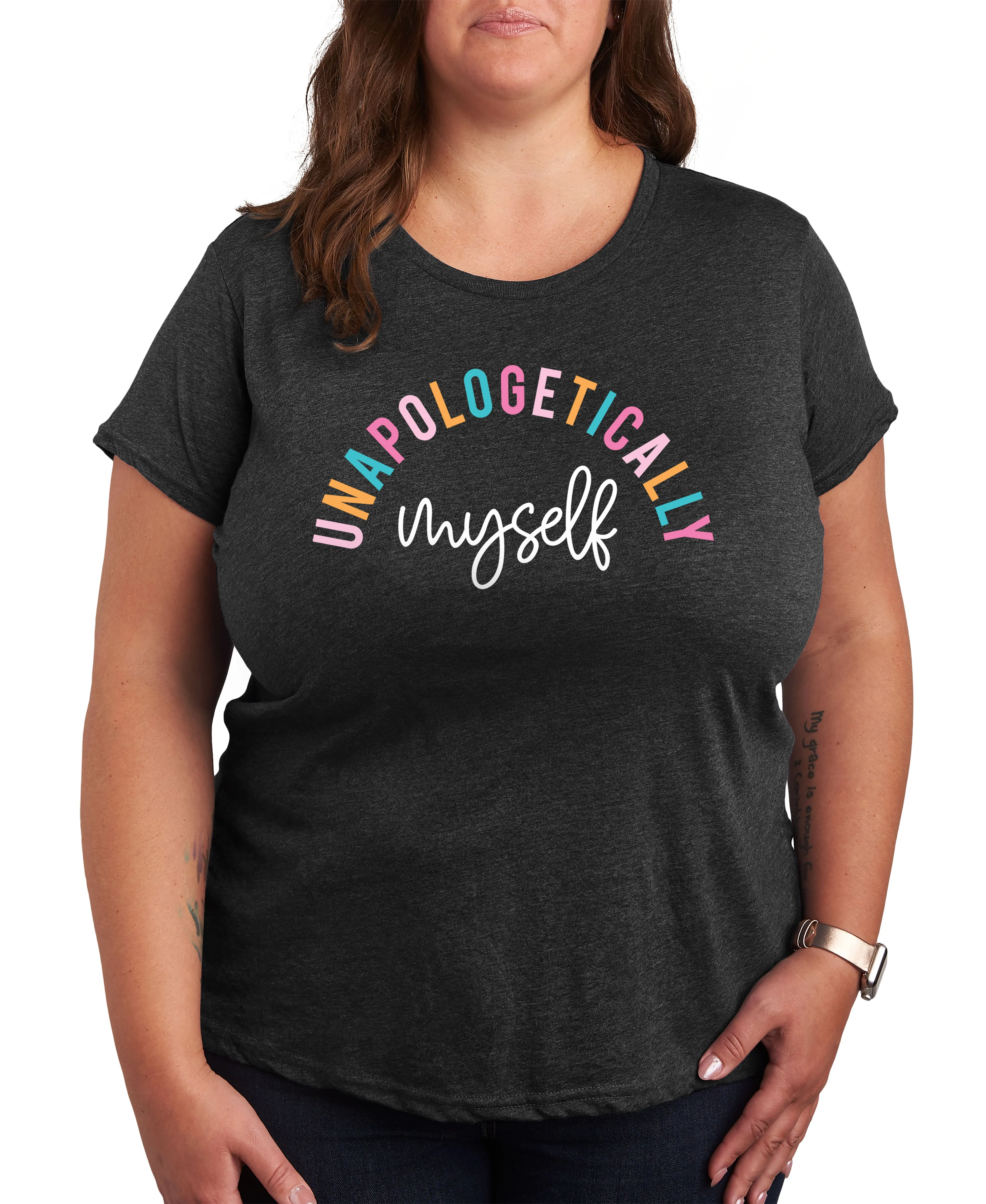 Instant Message - Unapologetically Myself - Women's Short Sleeve Graphic T-Shirt sold by Zulily product image thumbnail 4