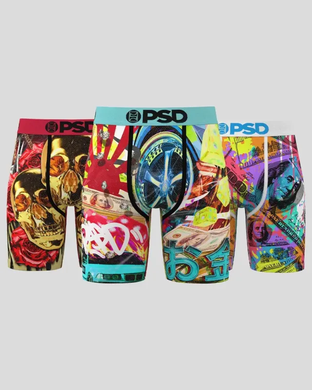 PSD Men's Boxer Briefs 3 Pack sold by Zulily