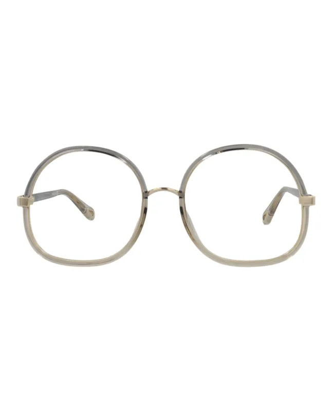 Chloé Round-Frame Injection Optical Frames by Carro Luxury Maison sold by Zulily