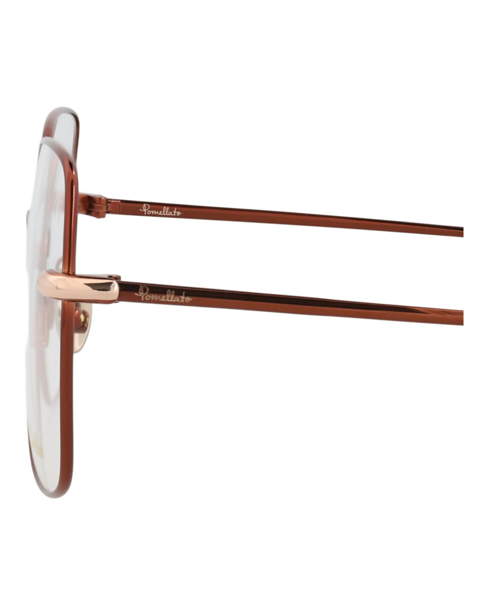 Pomellato Square-Frame Metal Optical Frames by Carro Luxury Maison sold by Zulily product image thumbnail 4
