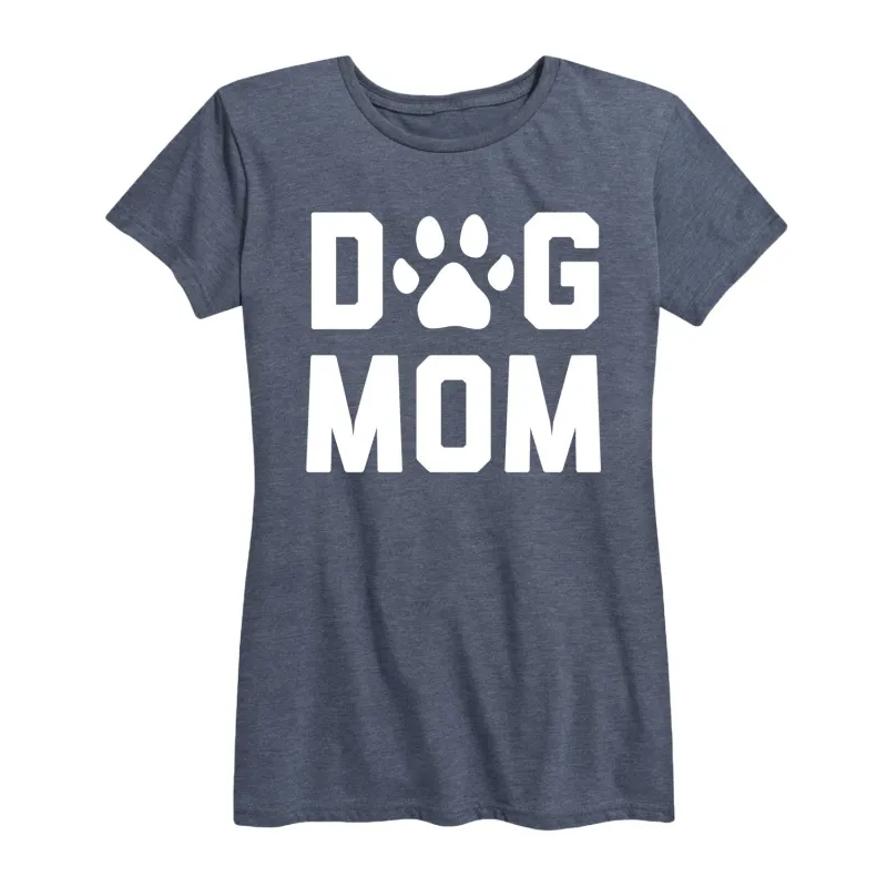 Instant Message - Dog Mom - Women's Short Sleeve Graphic T-shirt sold by Zulily
