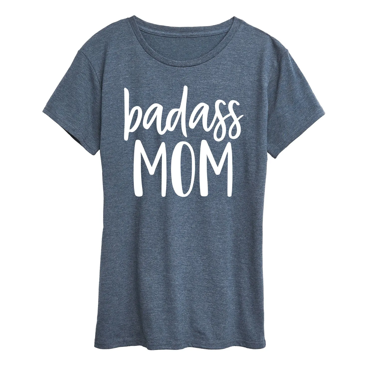 Instant Message - Badass Mom - Women's Short Sleeve Graphic T-shirt sold by Zulily