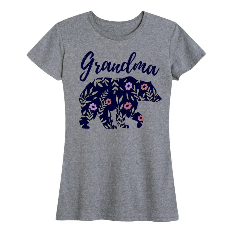 Instant Message - Grandma Bear - Women's Short Sleeve Graphic T-Shirt sold by Zulily