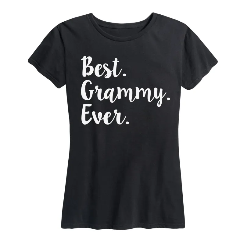 Instant Message - Best Grammy Ever - Women's Short Sleeve Graphic T-shirt made by Zulily