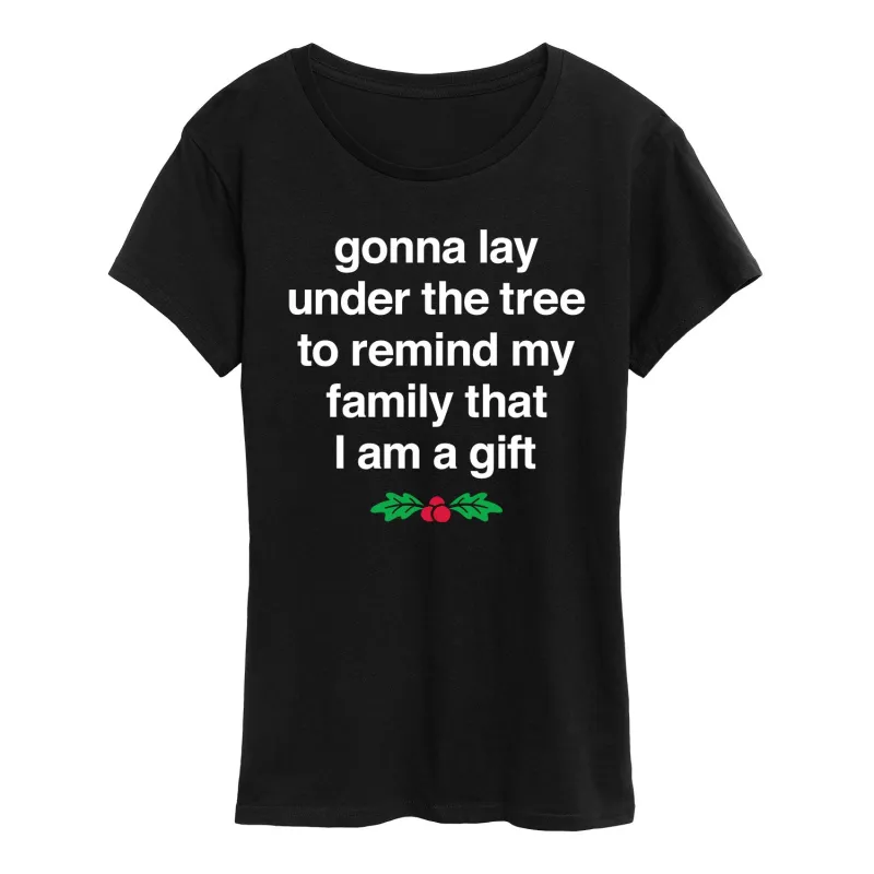 Instant Message - Gonna Lay Under The Tree - Women's Short Sleeve Graphic T-Shirt sold by Zulily
