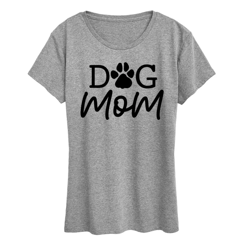 Instant Message - Dog Mom - Women's Short Sleeve Graphic T-Shirt sold by Zulily