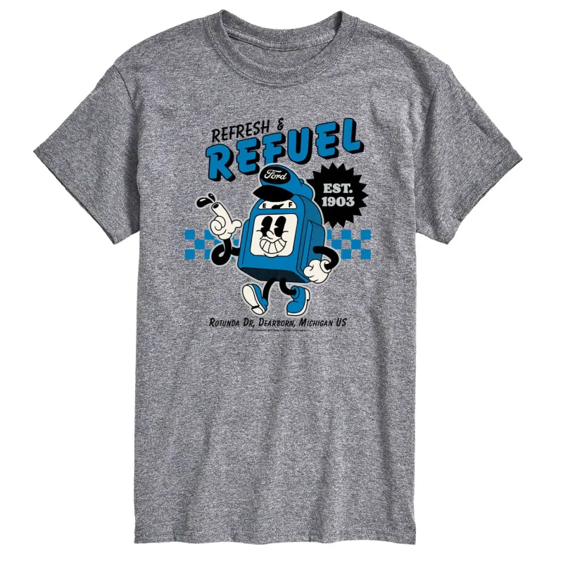Ford - Ford Refresh Refuel - Men's Short Sleeve Graphic T-Shirt sold by Zulily