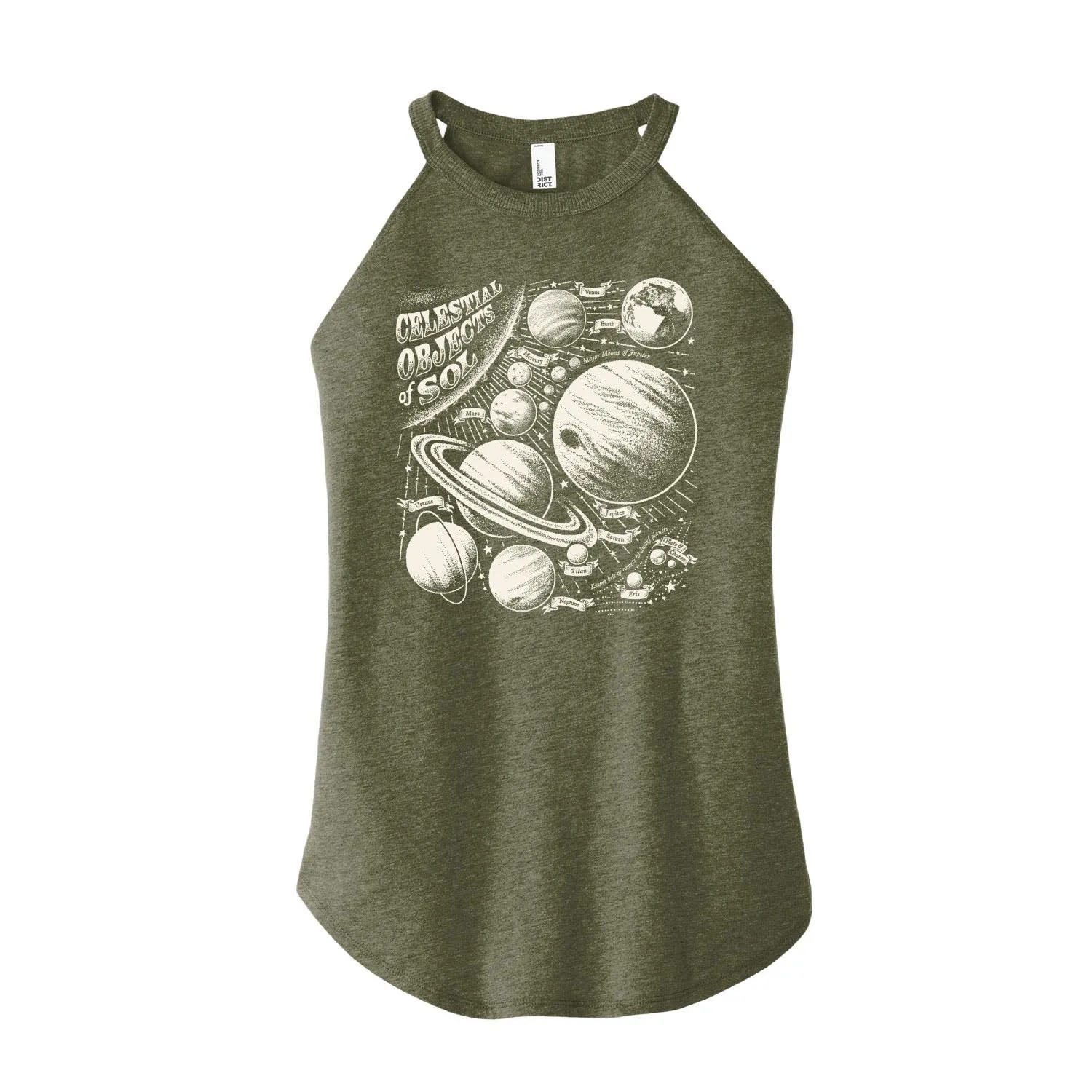 Instant Message - Celestial Objects - Outer Space - Planets - Astrology - Womens High Neck Tank sold by Zulily product image thumbnail 2