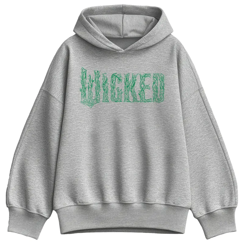 Wicked - Branch Logo - Ladies Oversized Fleece Hoodie Sweatshirt sold by Zulily