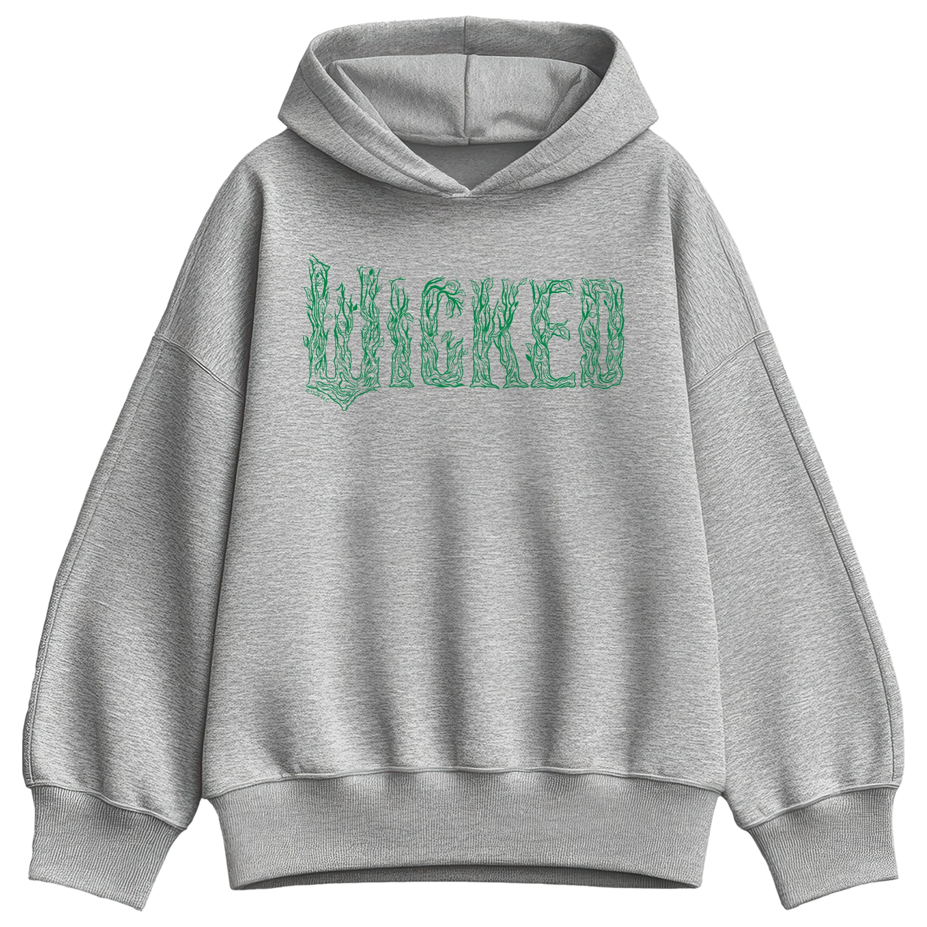 Wicked - Branch Logo - Ladies Oversized Fleece Hoodie Sweatshirt sold by Zulily