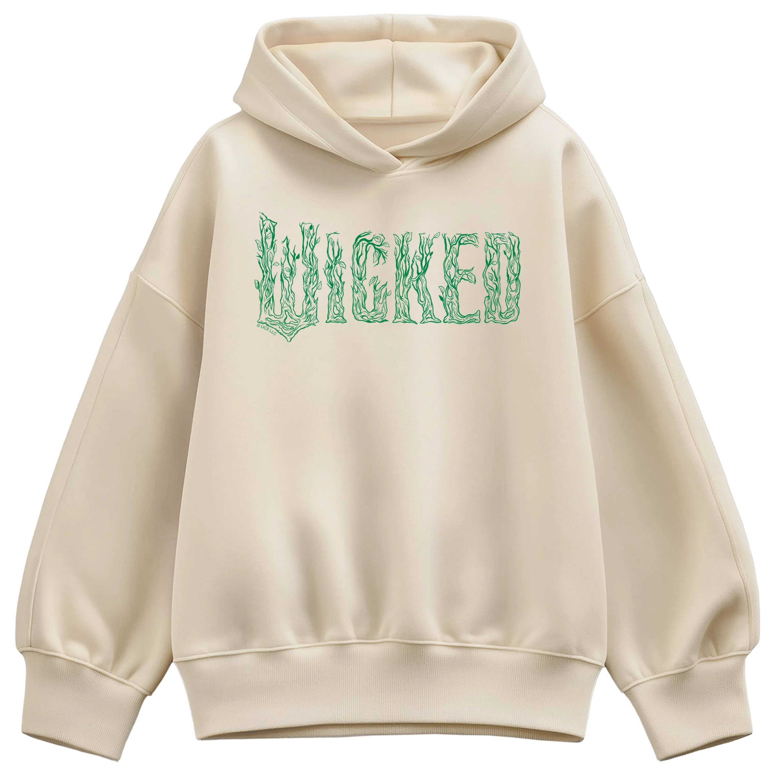 Wicked - Branch Logo - Ladies Oversized Fleece Hoodie Sweatshirt sold by Zulily product image thumbnail 3