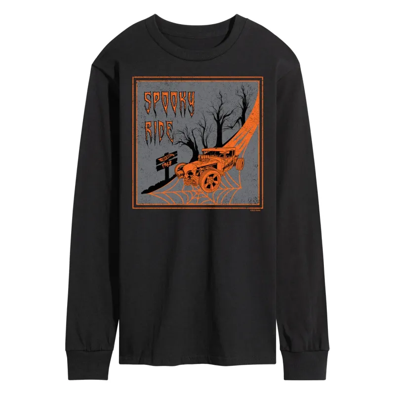 Hot Wheels - Halloween - Spooky Road - Men's Long Sleeve T-Shirt sold by Zulily