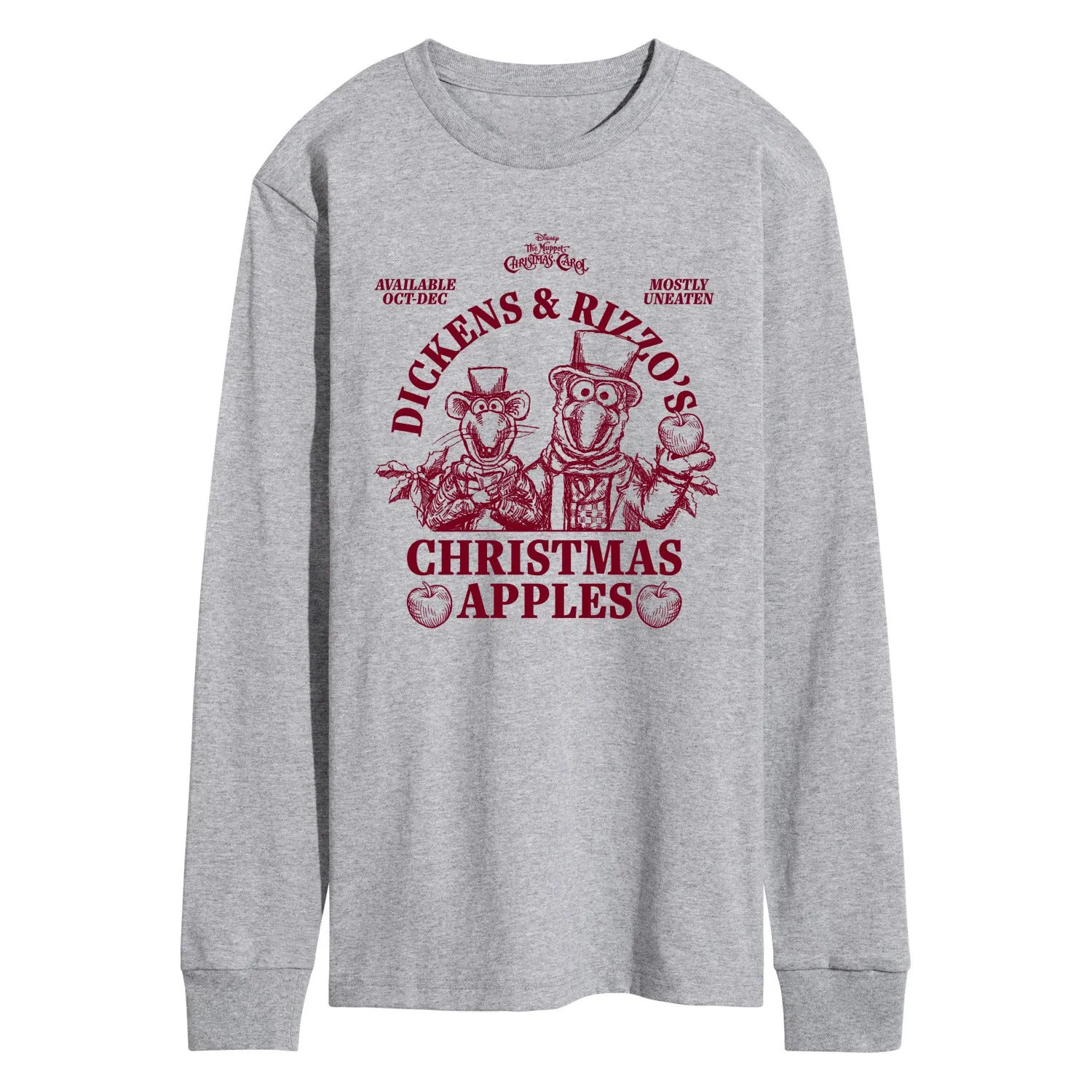 The Muppets - Dickens Rizzo Apples - Men's Long Sleeve Graphic T-Shirt sold by Zulily product image thumbnail 2