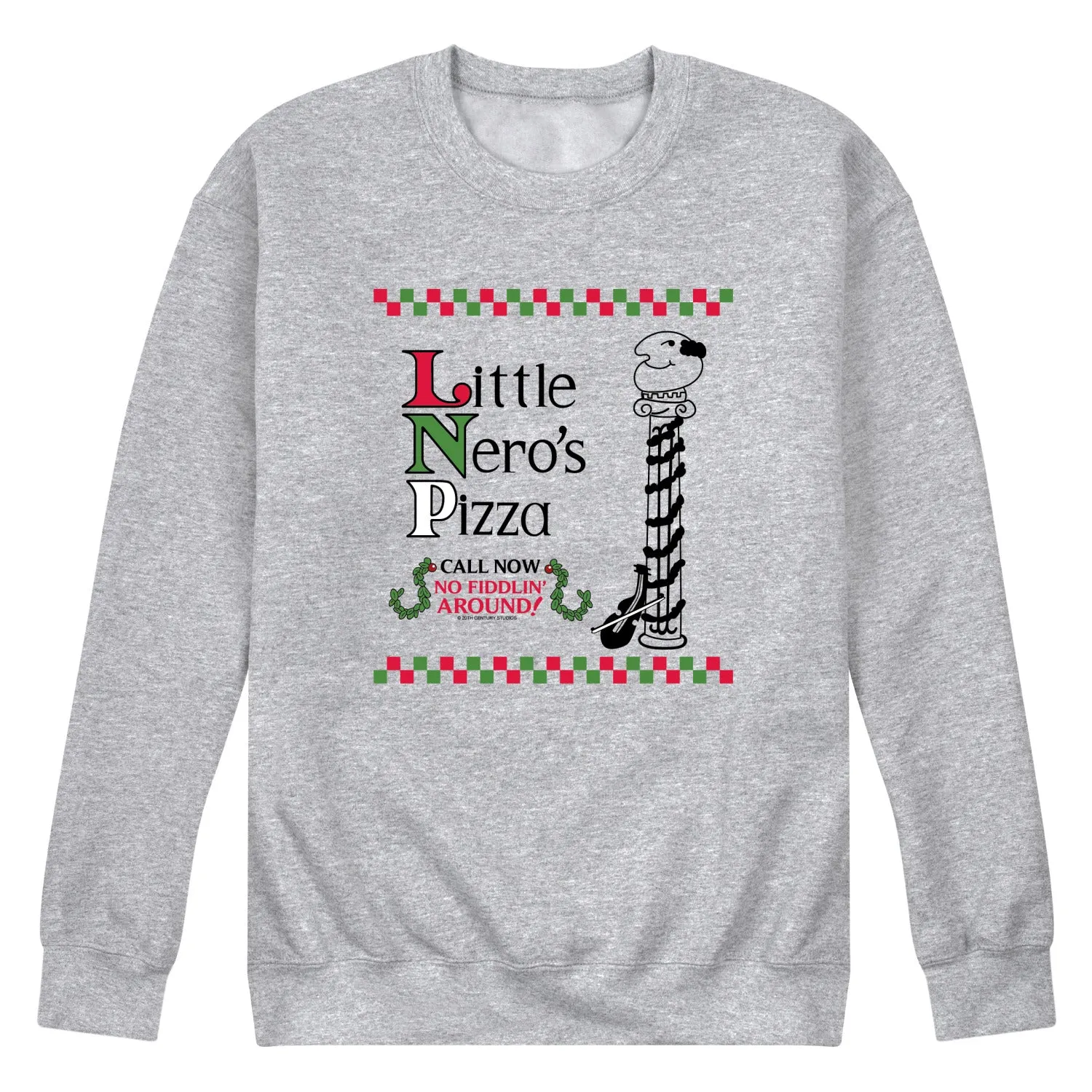 Home Alone - Little Neros - Men's Long Sleeve Crew Fleece Sweatshirt sold by Zulily
