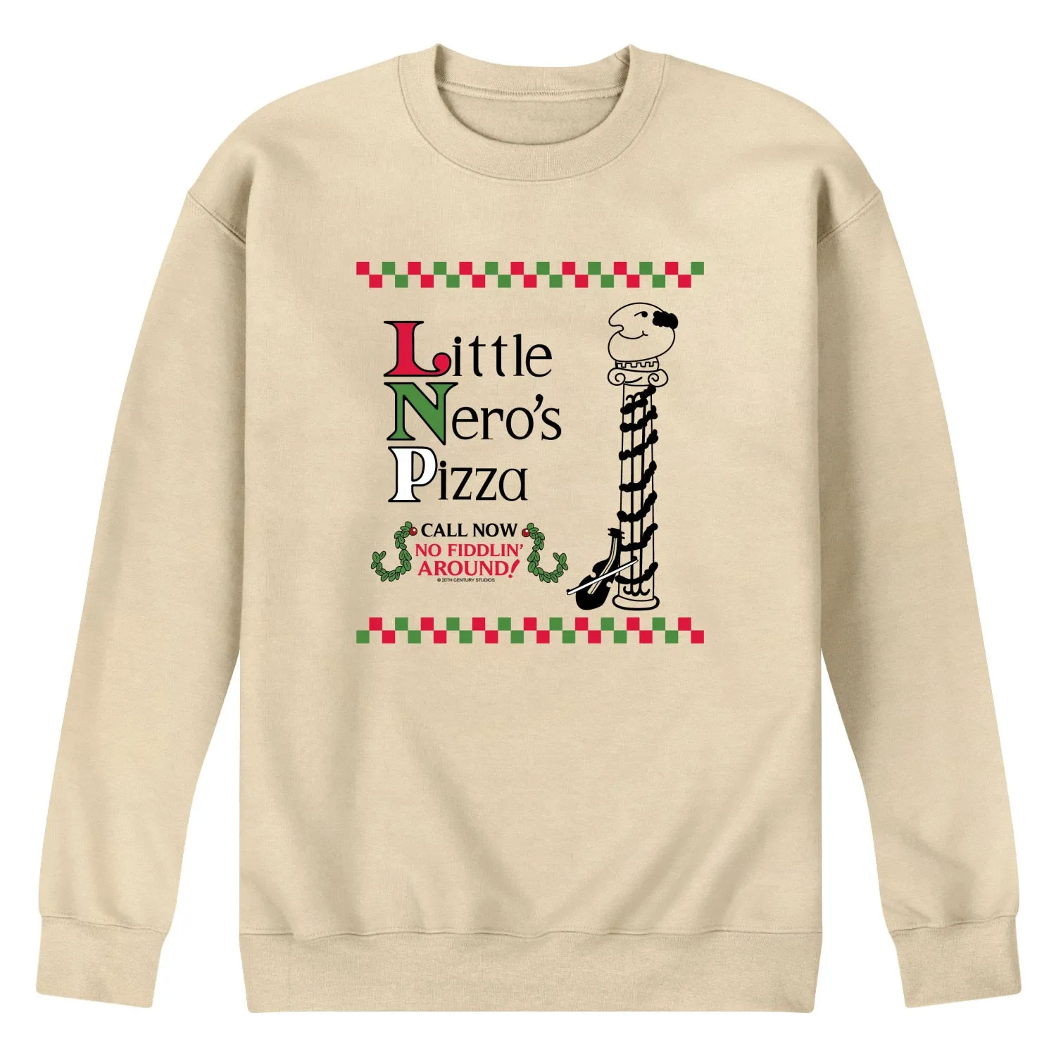 Home Alone - Little Neros - Men's Long Sleeve Crew Fleece Sweatshirt sold by Zulily product image thumbnail 2