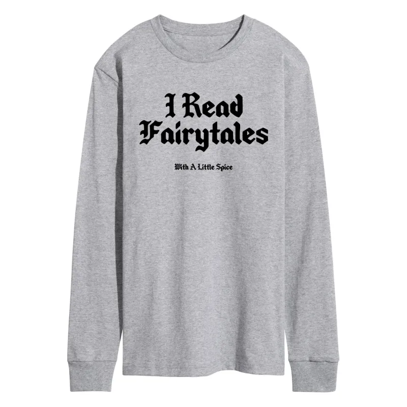 Instant Message - Read Spice Fairytales - Men's Long Sleeve Graphic T-Shirt sold by Zulily