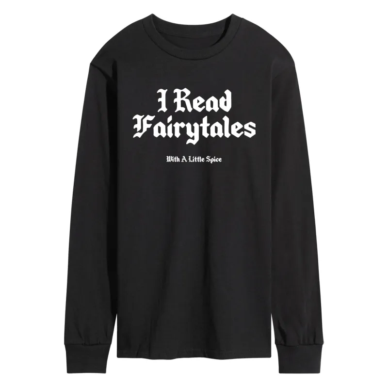 Instant Message - Read Spice Fairytales - Men's Long Sleeve Graphic T-Shirt sold by Zulily