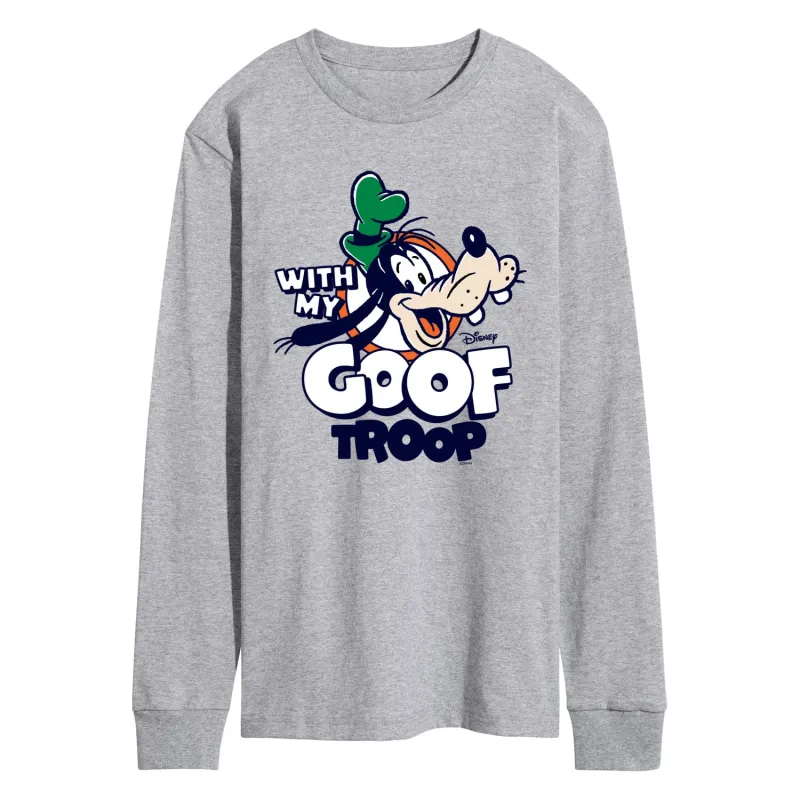 Disney - My Goof Troop - Men's Long Sleeve Graphic T-Shirt made by Disney