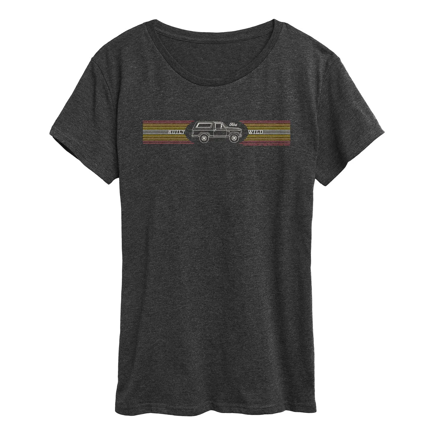 Ford - Bronco Xlt Built Wild - Women's Short Sleeve Graphic T-Shirt sold by Zulily product image thumbnail 2