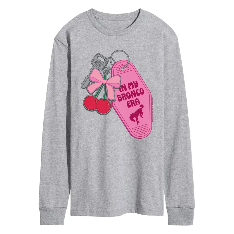 Ford - In My Bronco Era Keychains - Men's Long Sleeve Graphic T-Shirt sold by Zulily