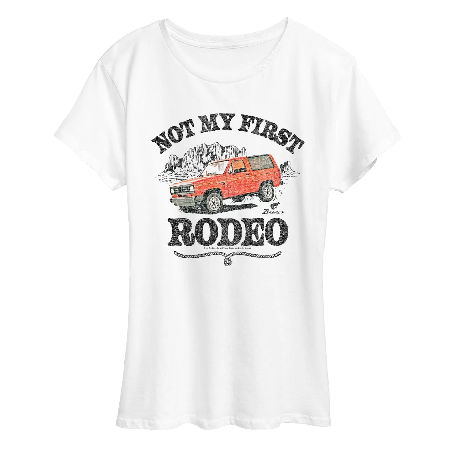 Ford - Not My First Rodeo 1983 Bronco - Women's Short Sleeve Graphic T-Shirt sold by Zulily product image thumbnail 3