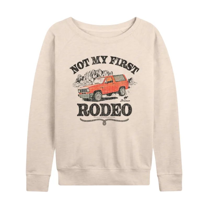 Ford - Not My First Rodeo 1983 Bronco - Women's French Terry Long Sleeve Pullover sold by Zulily