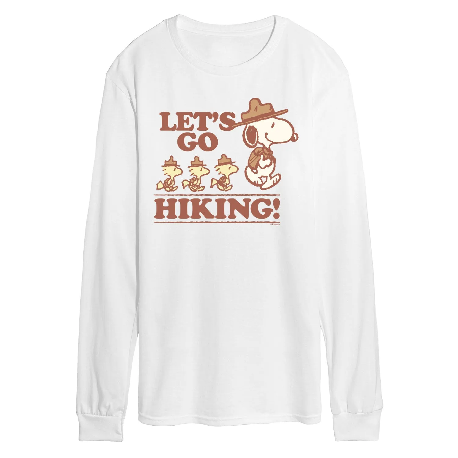 Peanuts - Lets Go Hiking - Men's Long Sleeve Graphic T-Shirt sold by Zulily product image thumbnail 2