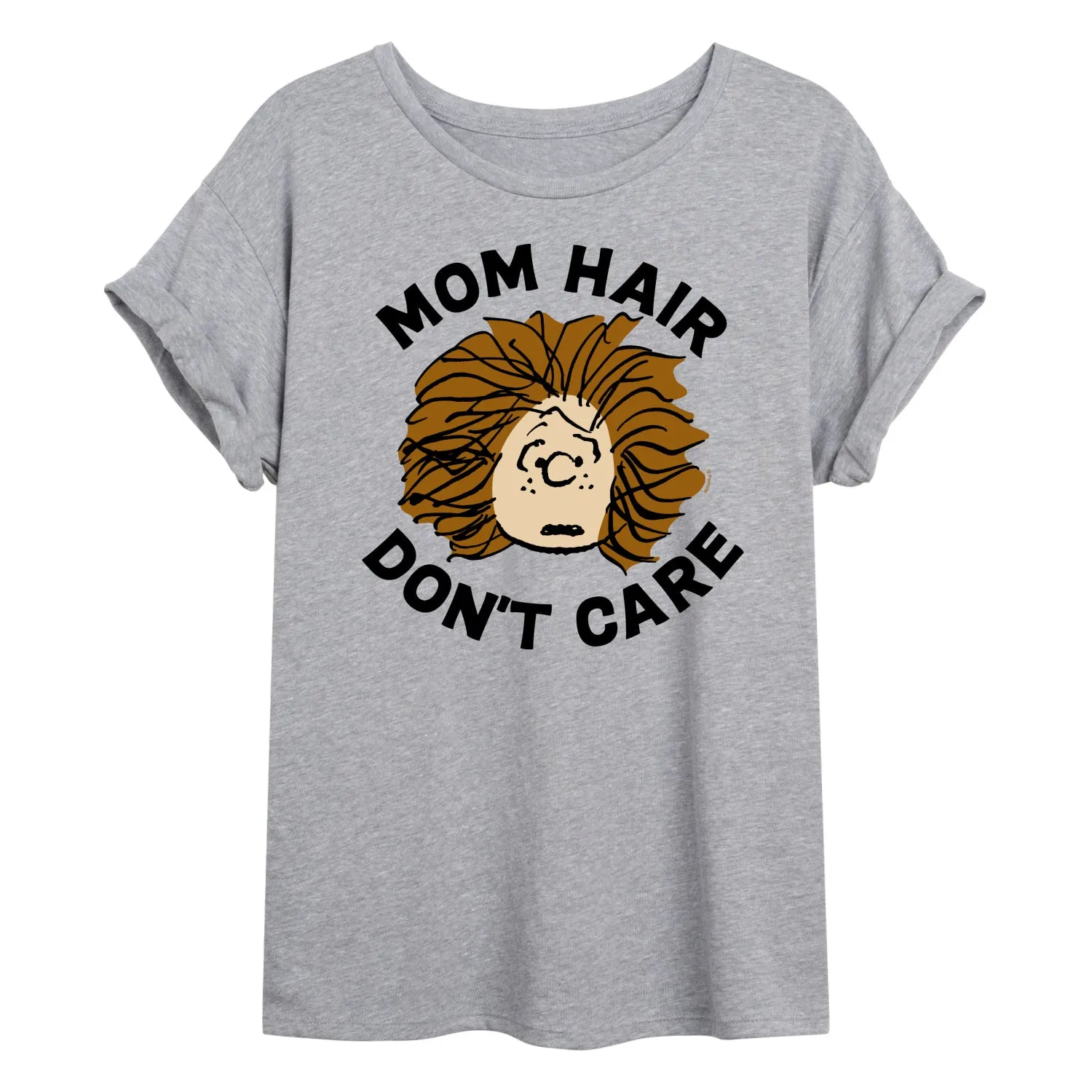 Peanuts - Mom Hair Dont Care - Women's Oversized Graphic T-Shirt sold by Zulily product image thumbnail 2