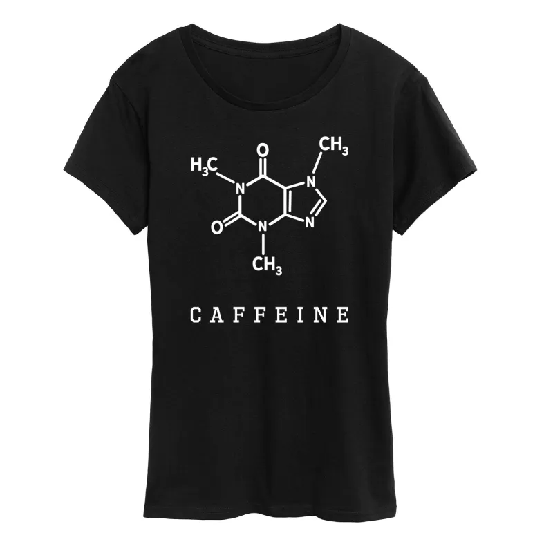 Instant Message - Coffee Molecule - Women's Short Sleeve Graphic T-Shirt made by Zulily