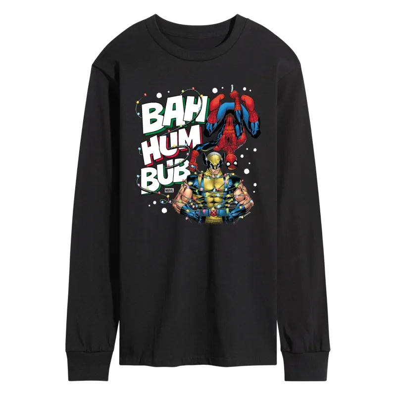 Marvel - Bah Hum Bub - Men's Long Sleeve Graphic T-Shirt sold by Zulily