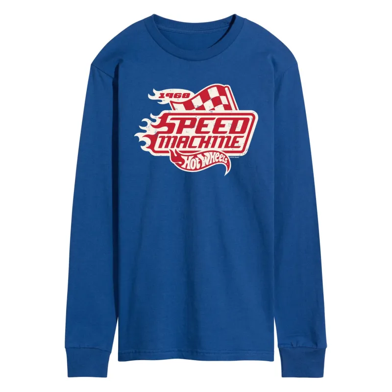 Hot Wheels - Speed Machine Logo - Men's Long Sleeve Graphic T-Shirt sold by Zulily