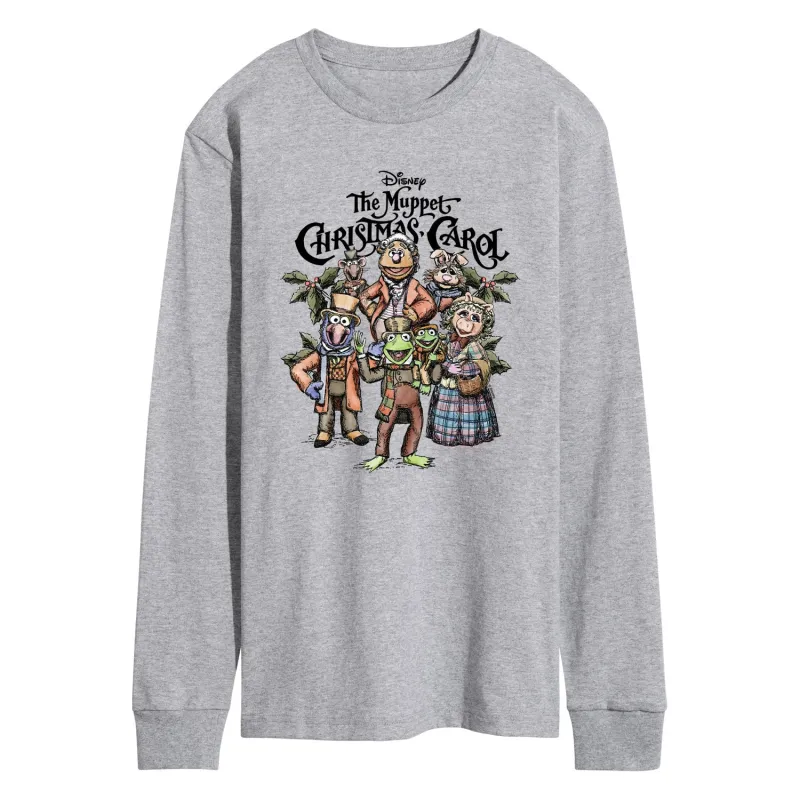 The Muppets - Muppets Carol Collage - Men's Long Sleeve Graphic T-shirt sold by Zulily