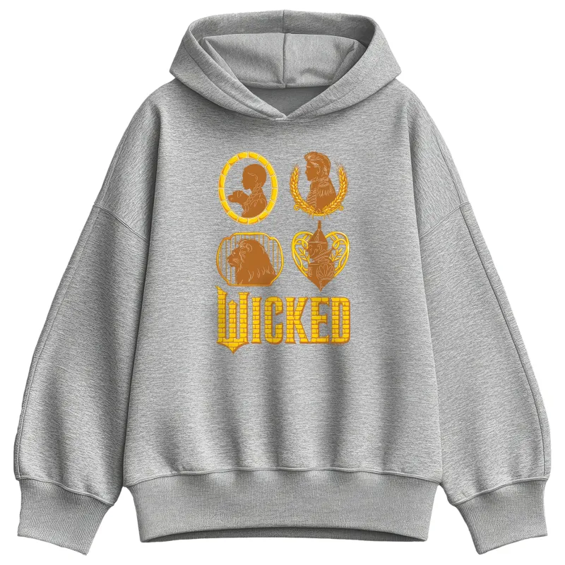Wicked - Wicked Oz Group - Ladies Oversized Fleece Hoodie Sweatshirt sold by Zulily