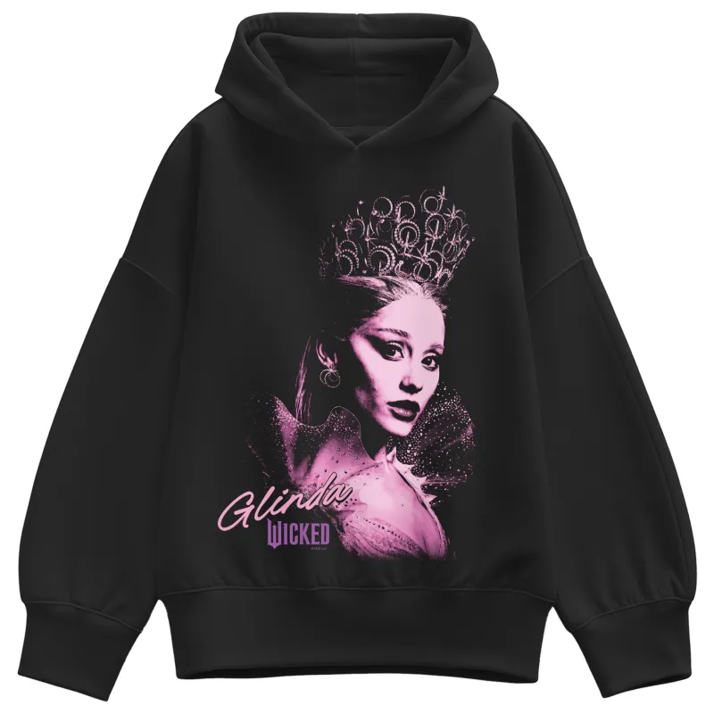 Wicked - Pastel Glinda - Ladies Oversized Fleece Hoodie Sweatshirt sold by Zulily