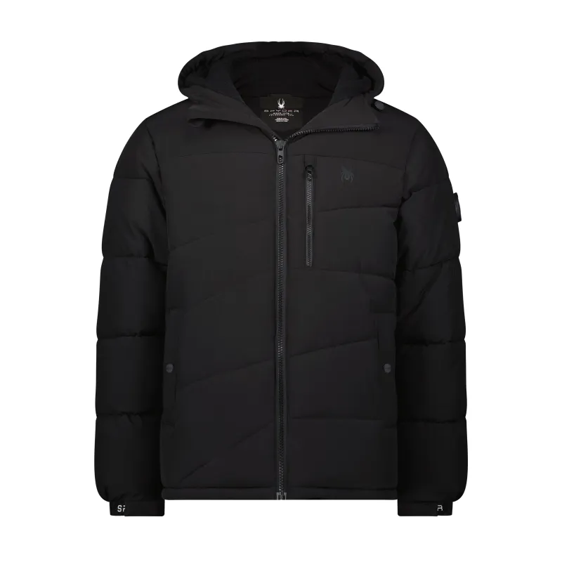 Spyder Men's Flex Shell Puffer - Black sold by Zulily
