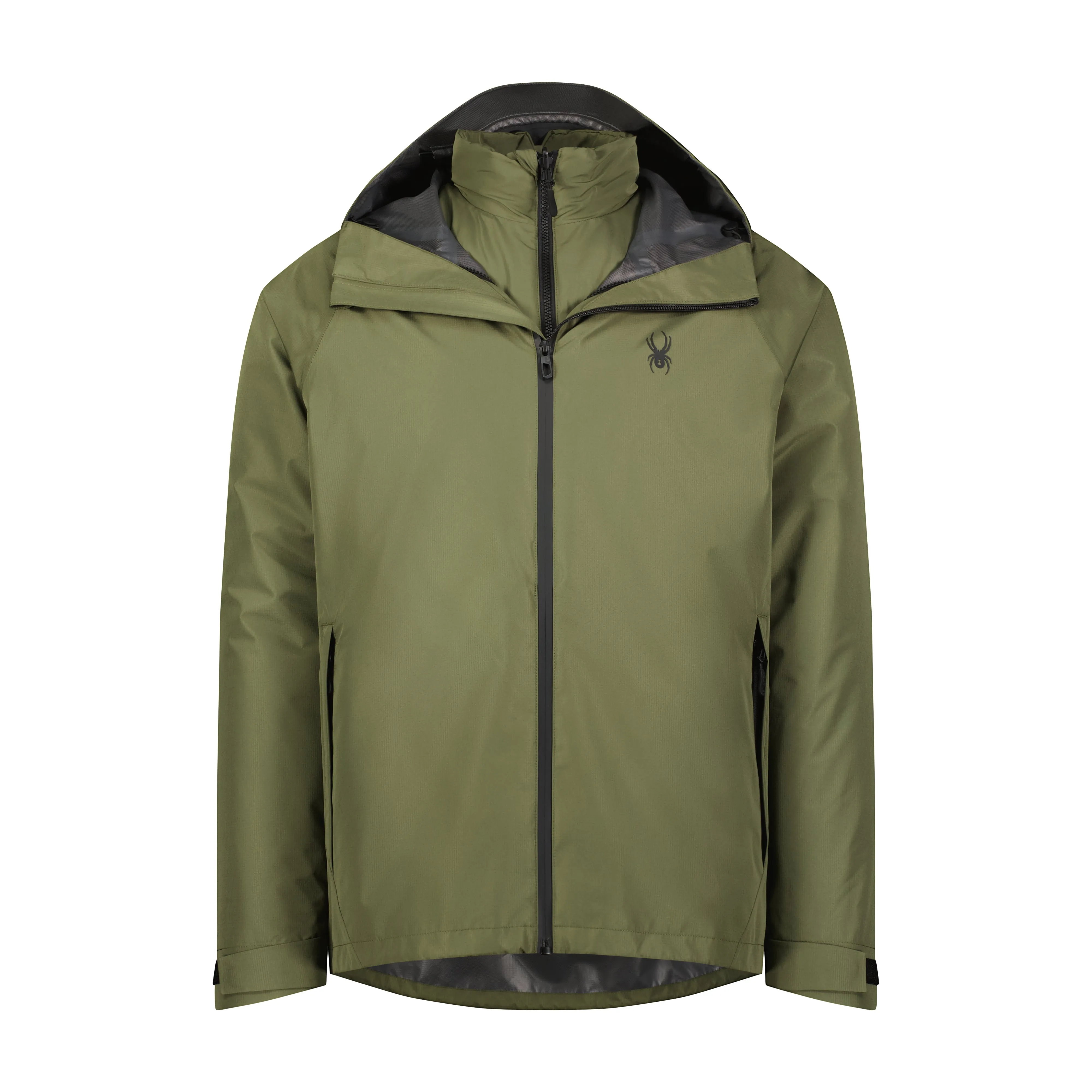 Spyder Men's 2-in-1 Rain Jacket - Dusty Green sold by Zulily