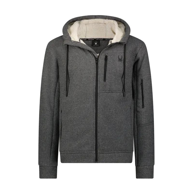 Spyder Men's Sherpa Hoodie - Black sold by Zulily