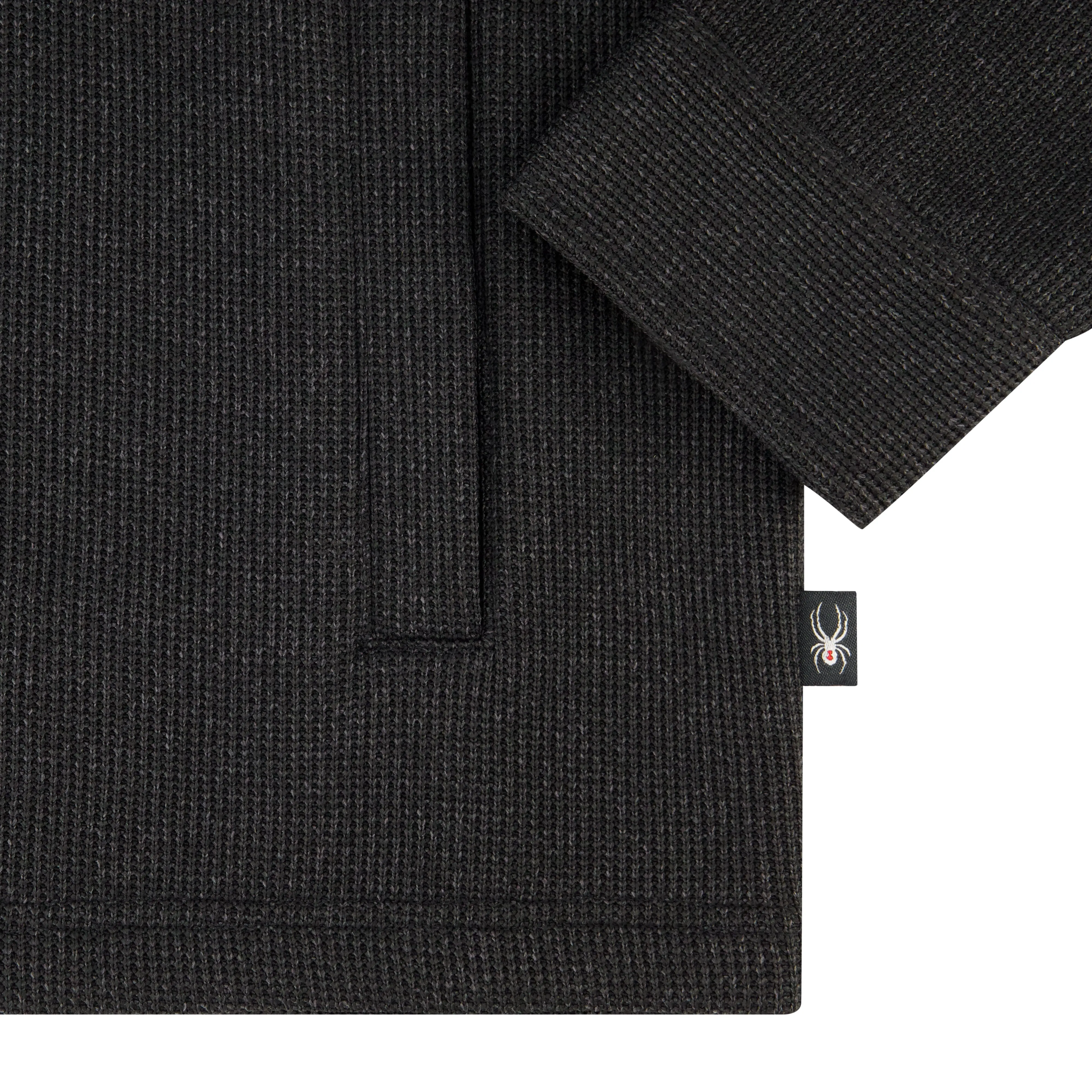Spyder Men's Sweater Fleece Shacket - Black sold by Zulily product image thumbnail 3