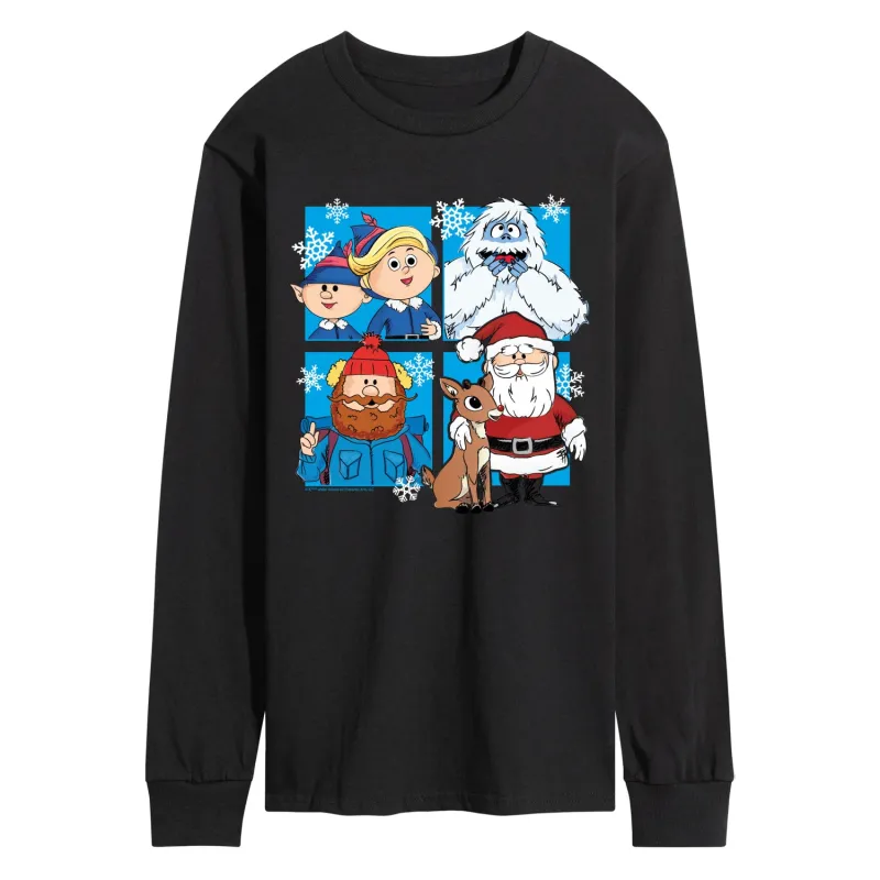 Rudolph - Rudolph Group - Men's Long Sleeve Graphic T-Shirt sold by Zulily