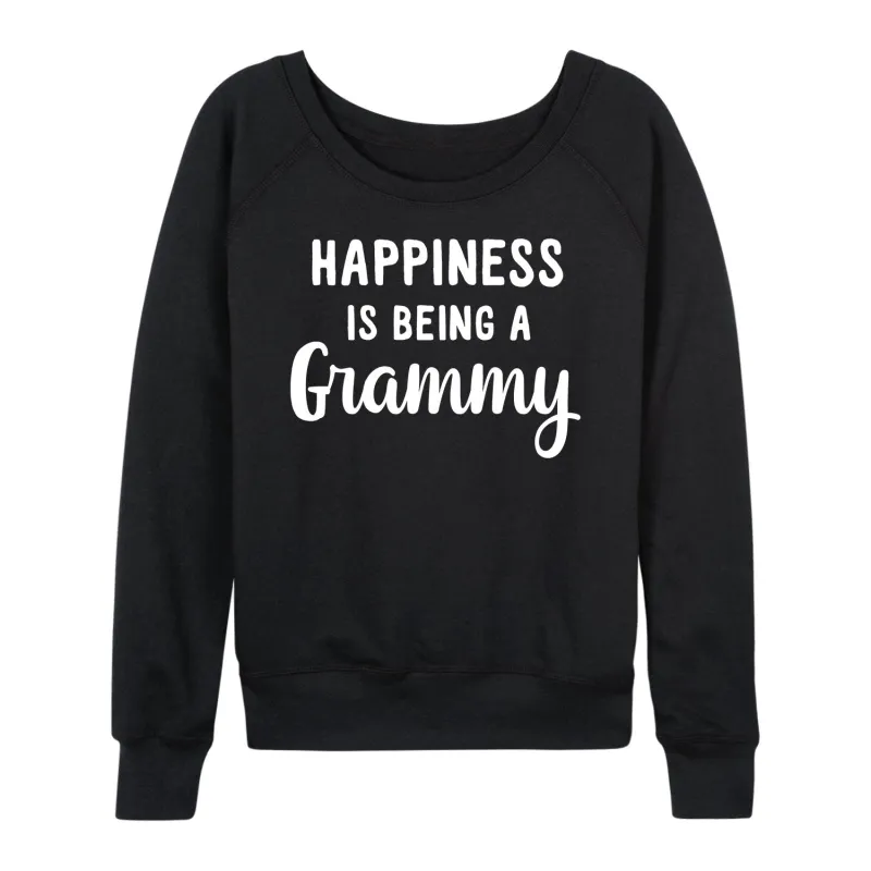Instant Message - Happiness is Being a Grammy - Women's French Terry Long Sleeve Pullover sold by Zulily