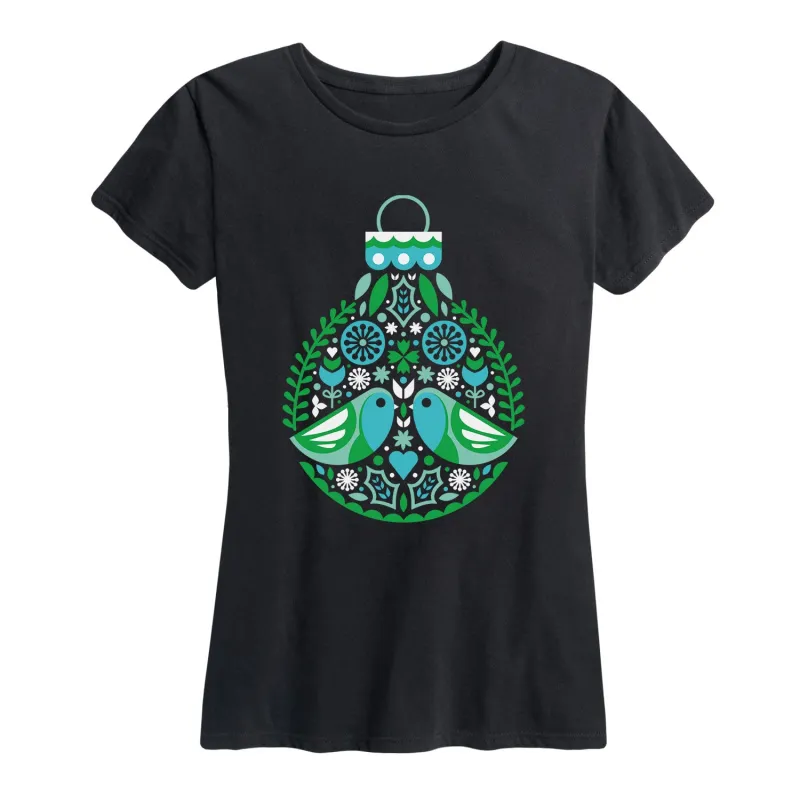 Instant Message - Scandinavian Ornament - Women's Short Sleeve Graphic T-shirt sold by Zulily