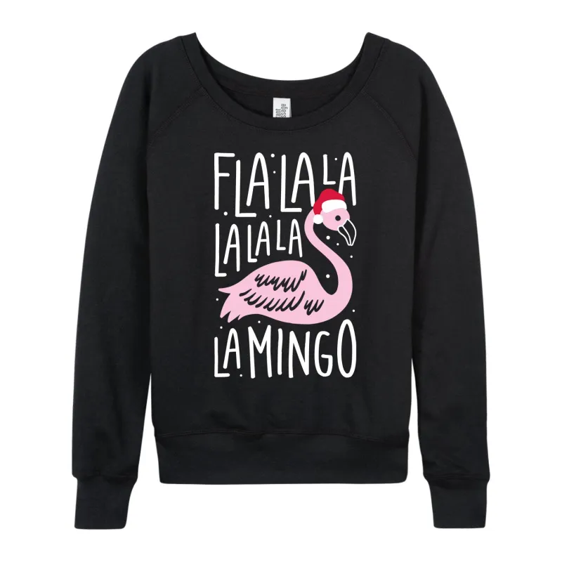 Instant Message - Fla La La La La Mingo - Ladies Lightweight French Terry Long Sleeve Shirt sold by Zulily