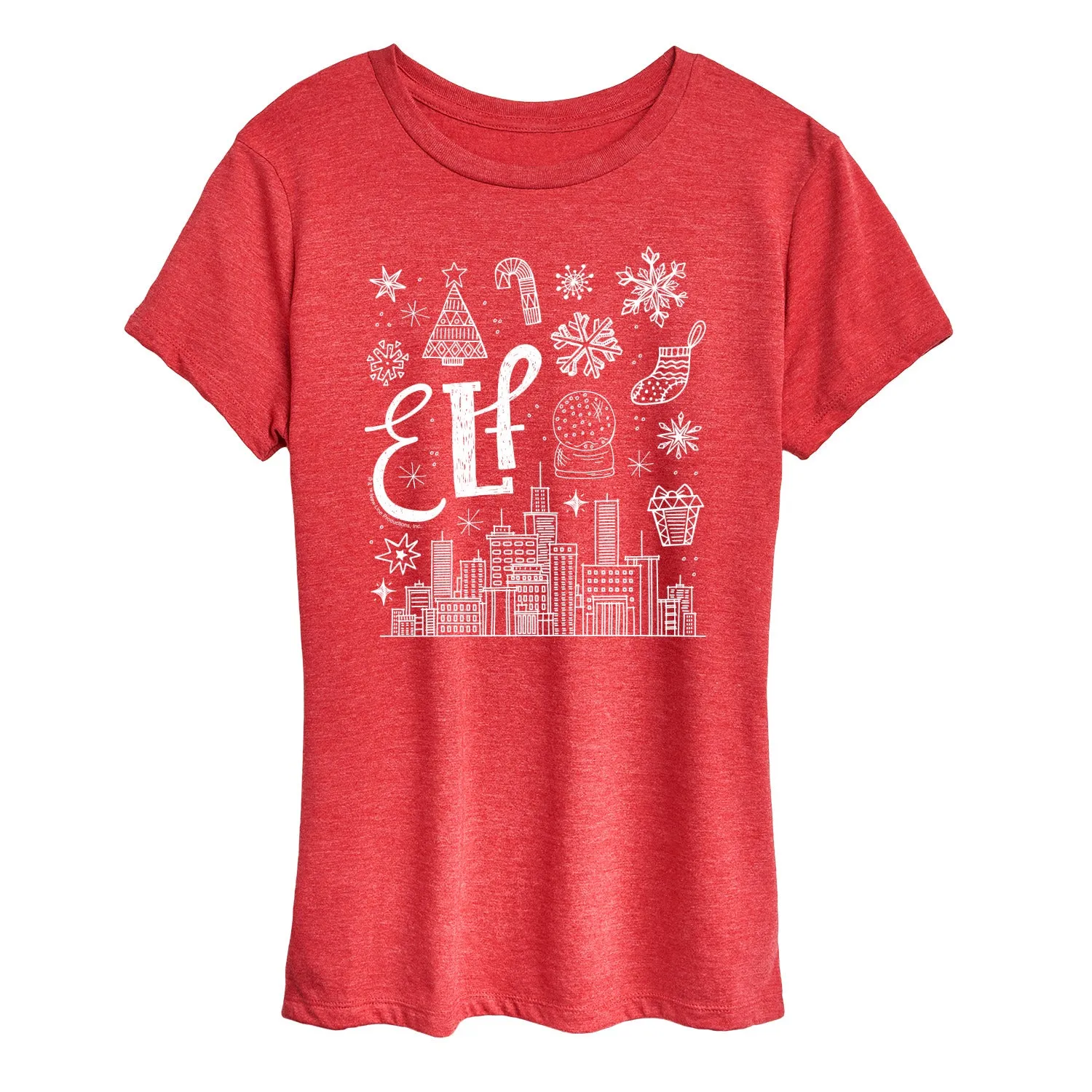 Elf - Doodle Logo - Women's Short Sleeve Graphic T-Shirt sold by Zulily product image thumbnail 5